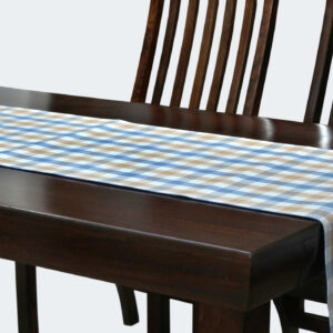 Table Runner, Sky Blue & White Color