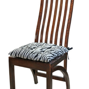 Chair Cushion, Black & White Color