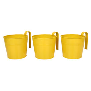 Railing Planters, Yellow Color