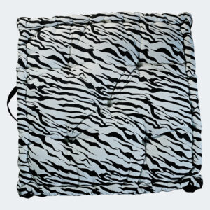 Floor Cushion, Black & White Color